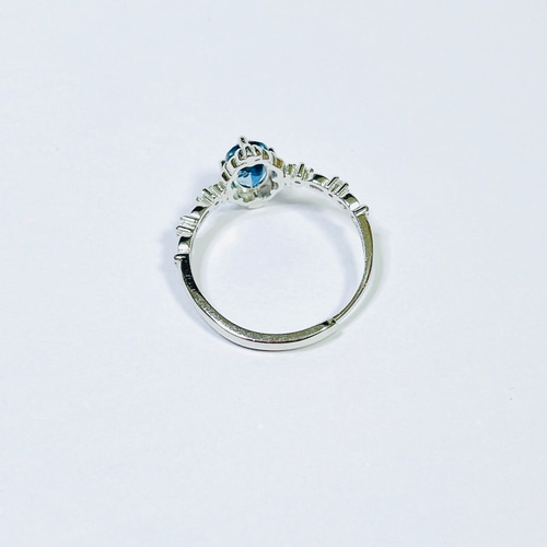 30％OFF】ロンドンブルートパーズ／リング／SILVER925／フリーサイズ 