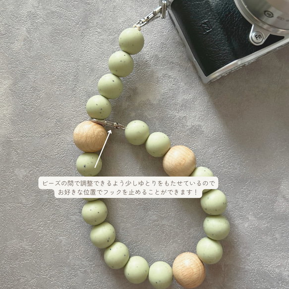 カメラストラップ　ハンドストラップ　ストラップ　カメラ　ウッドストラップ　ミラーレス　一眼レフ　アウトドア　女性　ウッド 5枚目の画像