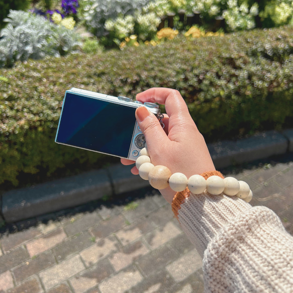 カメラストラップ　ハンドストラップ　ストラップ　カメラ　ウッドストラップ　ミラーレス　一眼レフ　アウトドア　女性　ウッド 7枚目の画像