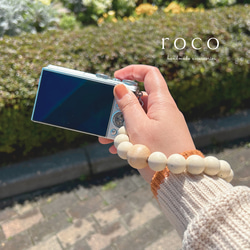 カメラストラップ　ハンドストラップ　ストラップ　カメラ　ウッドストラップ　ミラーレス　一眼レフ　アウトドア　女性　ウッド 1枚目の画像