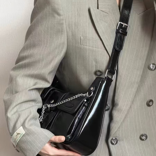 ファッションシンプル革 レディース日常用 かっこいいショルダー ファッションシンプル革 レディース日常用 かっこいいショルダー
