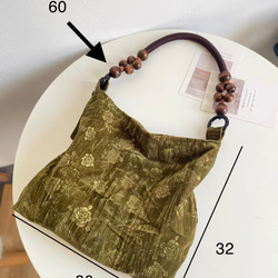 ファッションシンプル布　レディース日常用　トートバッグ 9枚目の画像