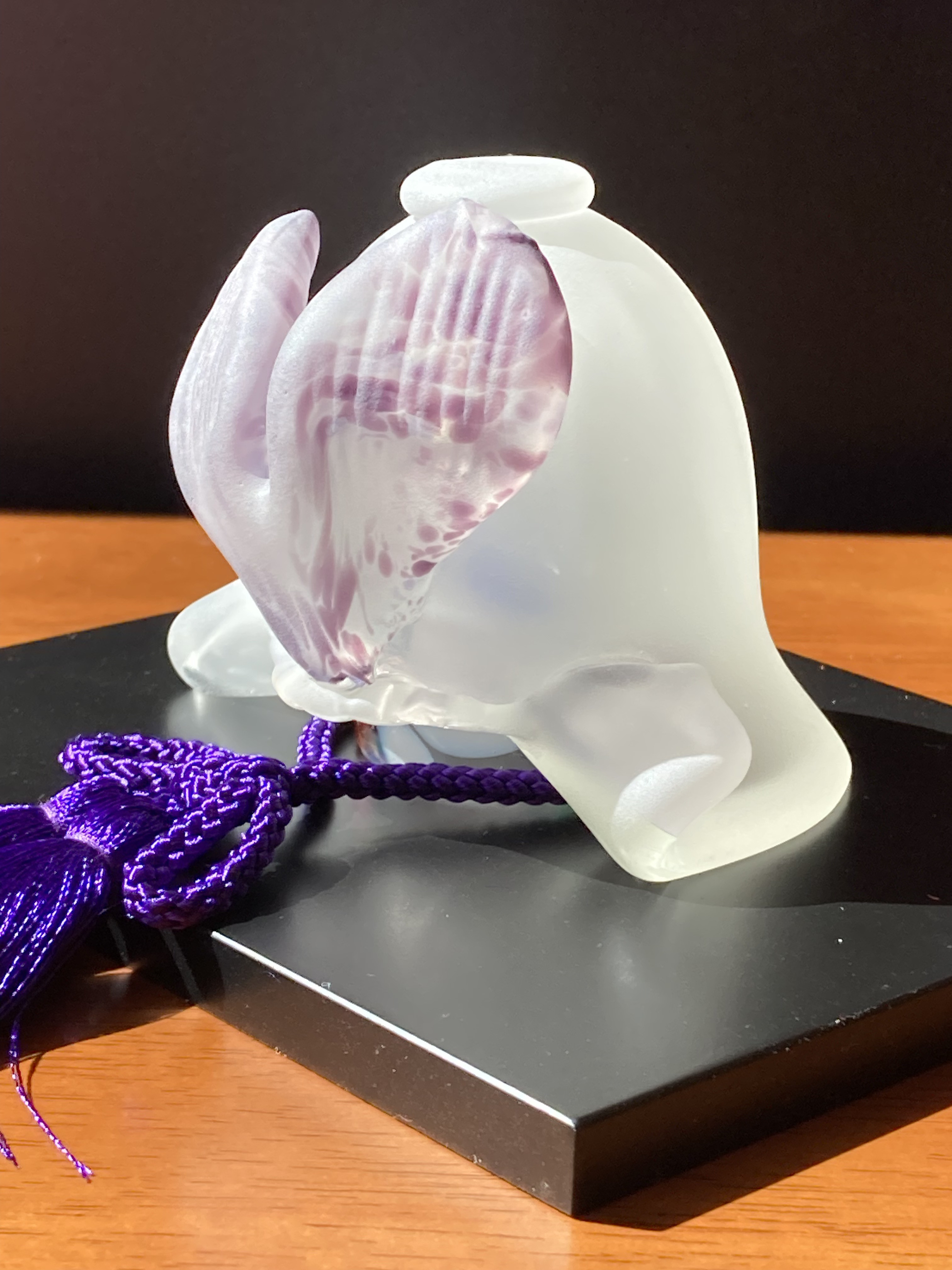 【超早割祭2024】ガラスの兜（白）五月人形 ⒋