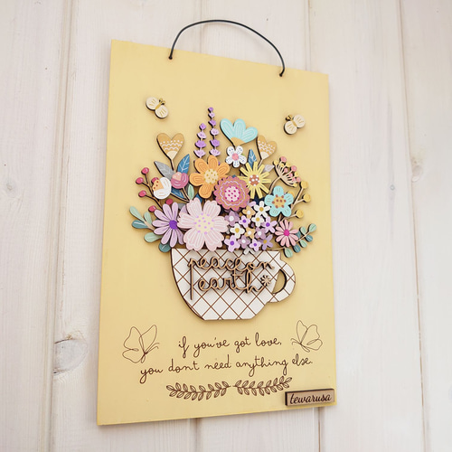 ギフト プレゼント 北欧 木製 壁飾り インテリア パネルアート大