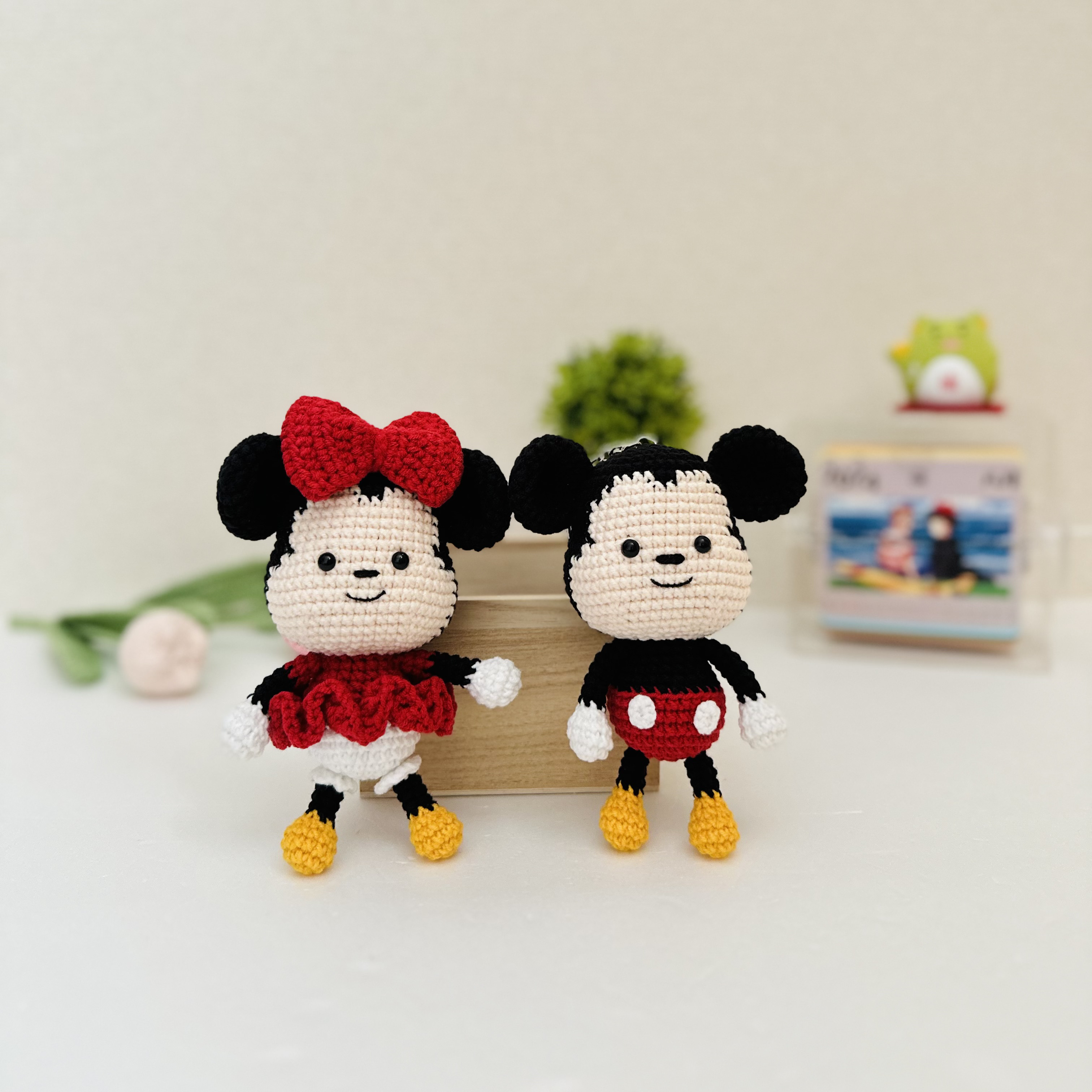 編みぐるみ ハンドメイド インテリア キーホルダー ネズミ