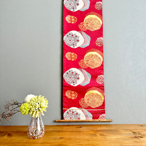 タペストリー　古布　着物　リメイク　壁掛け　 Old KIMONO リメイク着物 タペストリー 壁掛け