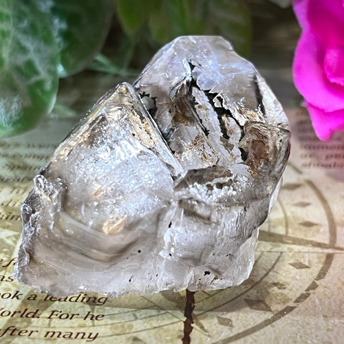 希少/骸骨水晶】天使からの贈りもの/スモーキーエレスチャルクォーツ