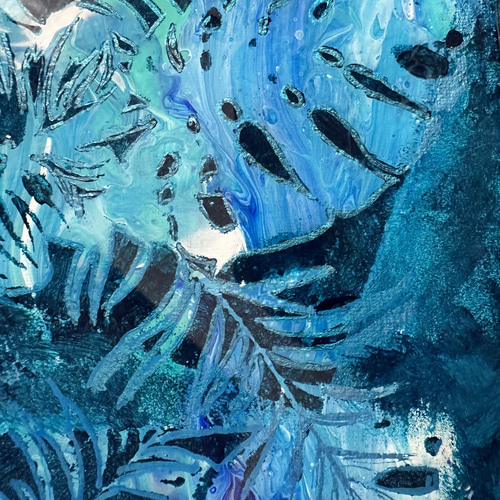水彩画 (モンステラ)原画