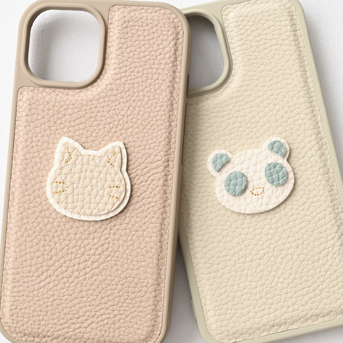 手染めGreen スマホケース　コンチョ付き➕4ポケット スマホケース 多機種対応 ポーチ付き バイカラー シュリンク