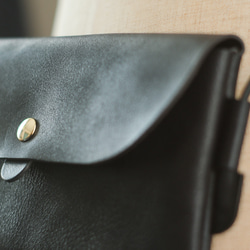 《GINO》Leather Slim Pochette《3colors》 3枚目の画像