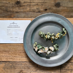 【受注制作】布花　ホワイトミニマーガレットの首飾りコサージュ 2枚目の画像