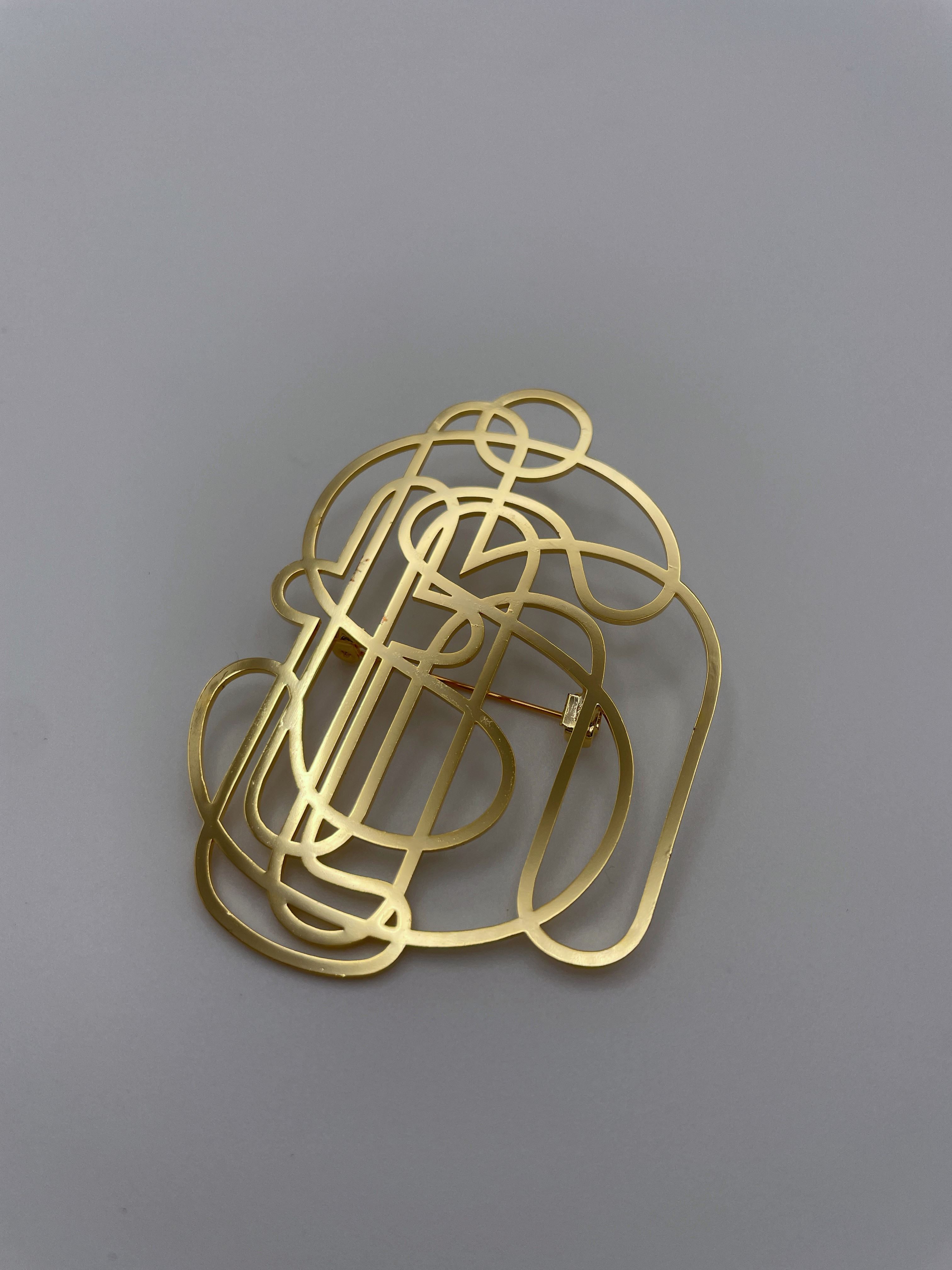 wearable word / brooch / Shit