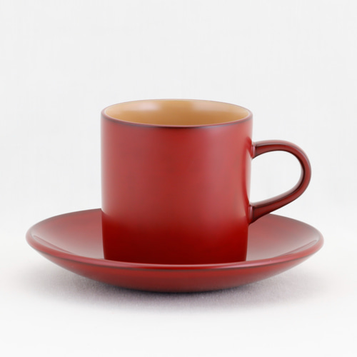 輪島塗カップ 伝統工芸 輪島塗 ペア珈琲カップ 本朱塗【1104-1】 ティーカップ 伝統