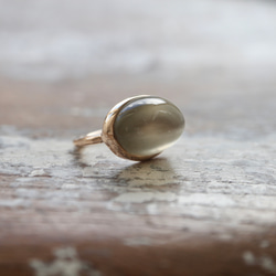 K10[月兎のgrey moonstone]ring 4枚目の画像