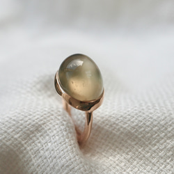 K10[月兎のgrey moonstone]ring 2枚目の画像