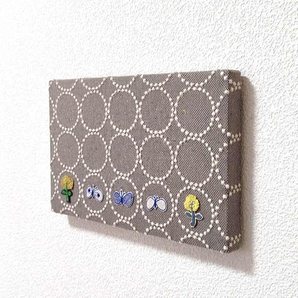 ミニファブリックパネルミナペルホネンインテリアタンバリングレーチョウ