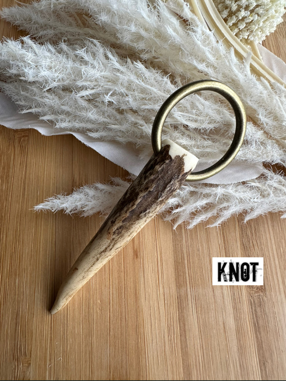 鹿角キーホルダー 中サイズ キーホルダー KNOT 通販 17491048