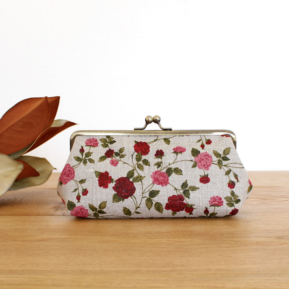 専用【クロスステッチ❤︎Bigトートバッグ】フランスリネン リリー