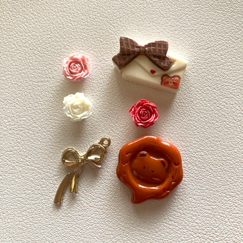 デコパーツ アリス うさぎ くま 不思議の国のアリス デコパーツ naka