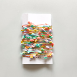 ⭐️糸の色からのオーダー品⭐️ カラフルな素材糸*《No.138》 その他ラッピング用品 chizu 通販