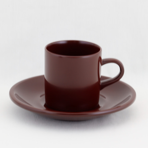 未使用　輪島塗　2客　カップ&ソーサー 復興支援》輪島塗 コーヒーカップ（グリーン 小花ちらし沈金