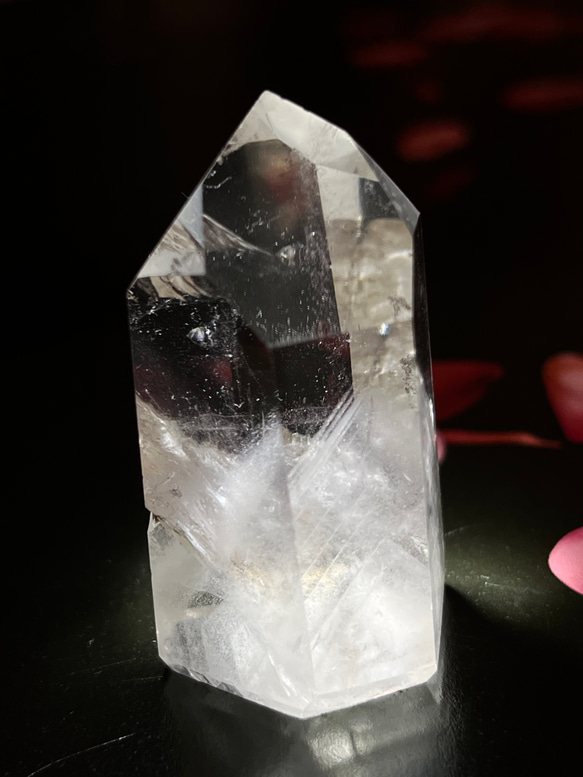 龍脈水晶✨　ホワイトファントム　クリスタル　水晶　原石　ポリッシュ　ポイント 