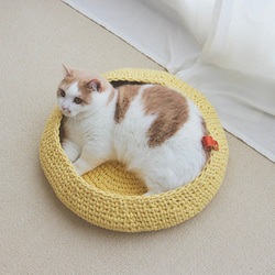 新品　アッシュペーフランス　hitoco がま口　猫　作家　ハンドメイド hitoco