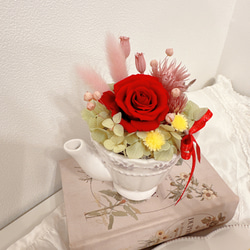 【予約販売】母の日 に感謝を込めて贈る フラワーギフト ✽カップアレンジ 母の日のプレゼント 母の日ギフト 薔薇　 8枚目の画像