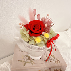 【予約販売】母の日 に感謝を込めて贈る フラワーギフト ✽カップアレンジ 母の日のプレゼント 母の日ギフト 薔薇　 11枚目の画像