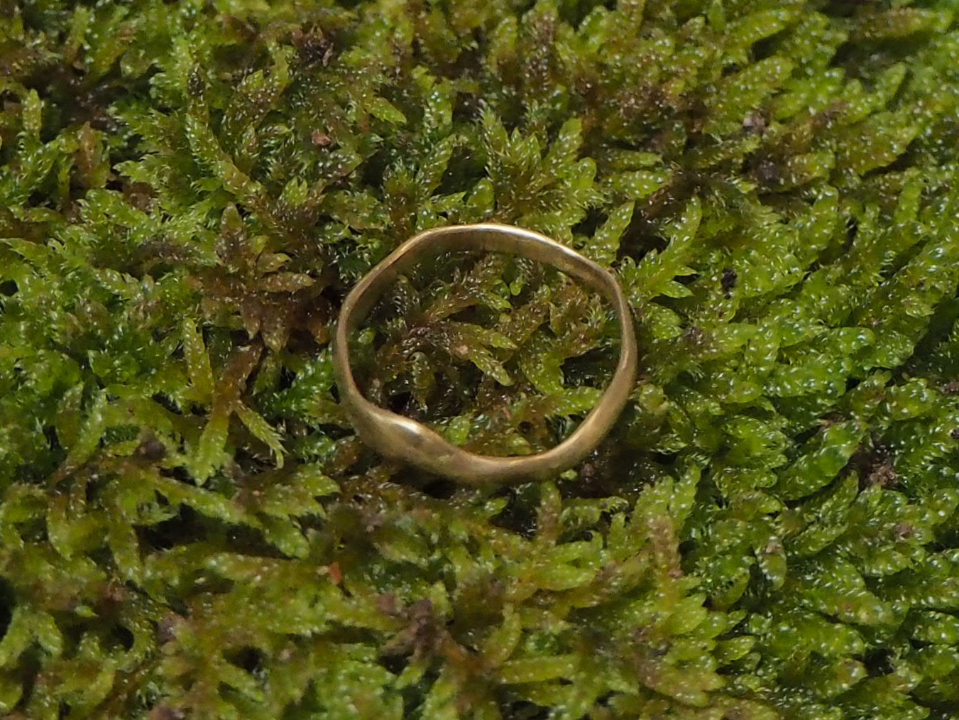 真鍮リング〝山脈〟［13号］#002