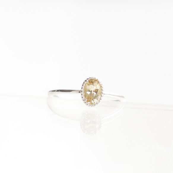 Scapolite RING / SV925 ≪送料無料≫ スキャポライト 天然石 15枚目の画像