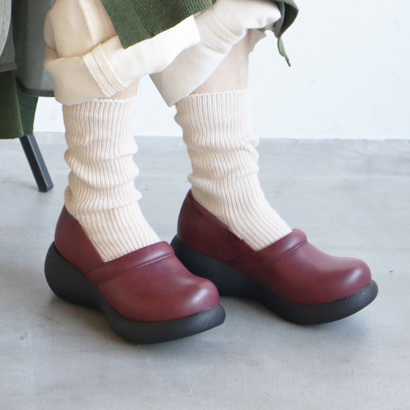 スリッポンシューズ | 厚底 甲高 幅広 スリッポン レディース Nuts