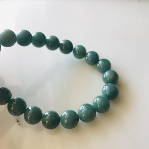 B50-001] ジェイド JADE ヒスイ 本翡翠 ブレスレット 天然石