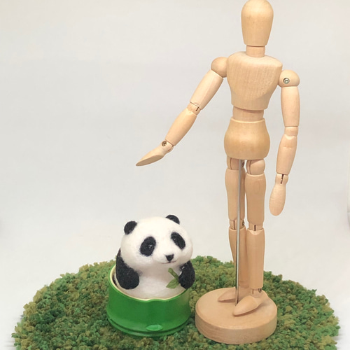 人気作家様 羊毛フェルト Jackra様 パンダ アーティストベア 人形 人気作家様 羊毛フェルト Jackra様 ウサギ アーティストベア 人形