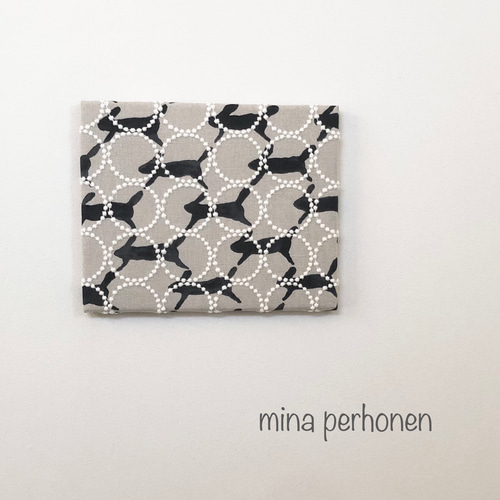 mina perhonen ミナペルホネン ファブリックパネル タンバリン×ラン  