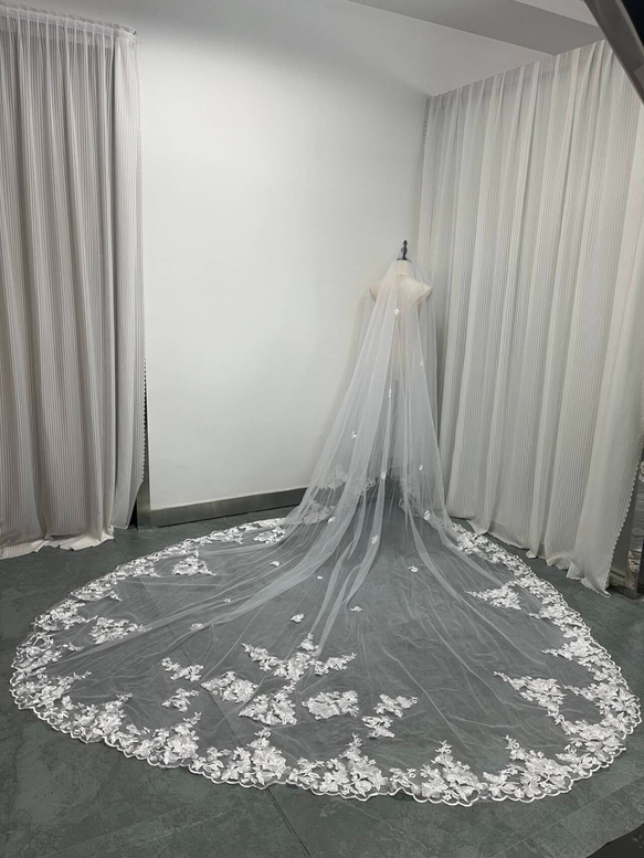 送料無料！大好評中！ ロングベール ベールダウン可能 花嫁  