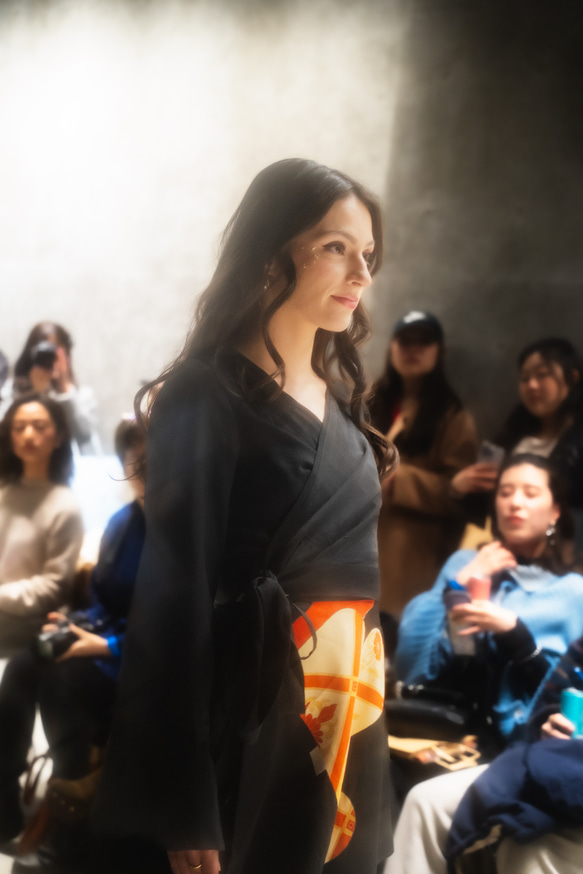 着物リメイク　フレア袖カシュクールブラウス Vivat Veritas 日本風 イベント