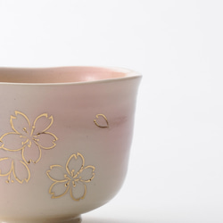2024春 楽入窯製〚桜〛万能碗　茶道具　手描き　新作　湯呑み　各服碗 3枚目の画像