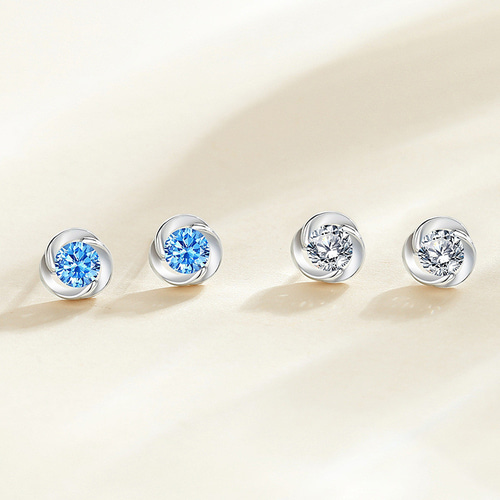 送料無料】三つ葉ピアス 小ぶり シンプル SV925 2色展開 ピアス  