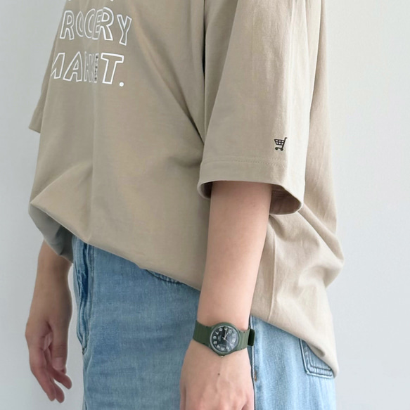 8GMチェックロゴ オーバーサイズ Tシャツ （再販・在庫限り） 5枚目の画像