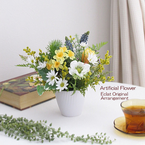 JUNFLOWER - お花いっぱい 豪華 アーティフィシャルフラワーアレンジ