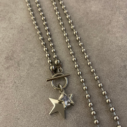 人気No.1ネックレス✨Star ball chainネックレス(long) 6枚目の画像