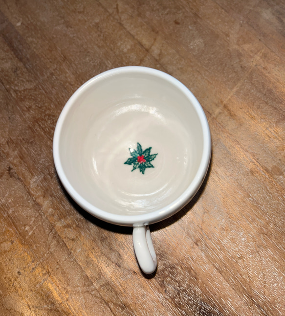 小さめマグカップ　クリスマスデザイン 3枚目の画像