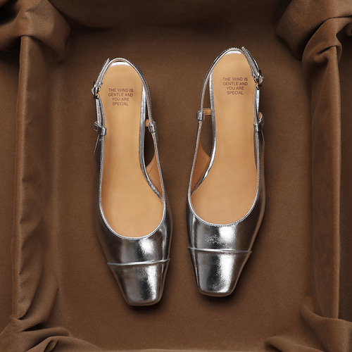 ジルサンダースクエアトゥパンプスシルバー シルバー（銀色）系 Jil Sander(ジルサンダー) 靴・シューズ