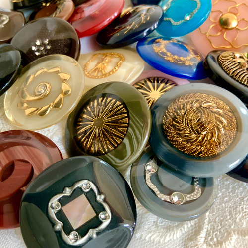 SALE＊40個入大きな飾りボタン＊3cm ボタン * kraftbuttons * 通販 
