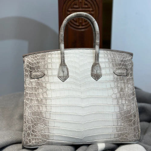 高級品質 ヒマラヤ マット クロコダイル ビジネス トートバッグ