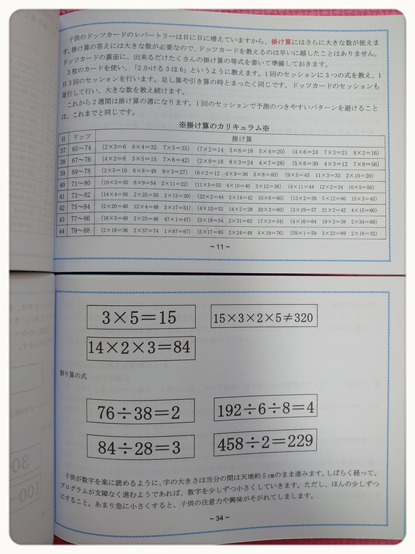 ドッツカード【0〜100】＆数式カード＆数字カード＆算数記号＆教え方カリキュラム 8枚目の画像