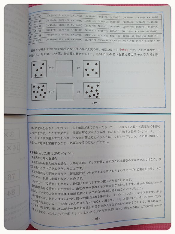 ドッツカード【0〜100】＆数式カード＆数字カード＆算数記号＆教え方カリキュラム 9枚目の画像