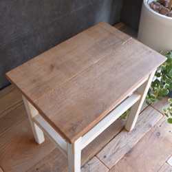 【現品1点限り】古材のテーブル 小型サイズ【送料無料】 12枚目の画像