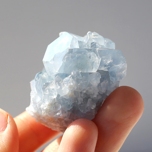 ミニ セレスタイト クラスター天青石 天使の石 鉱物 天然石 安眠 癒し